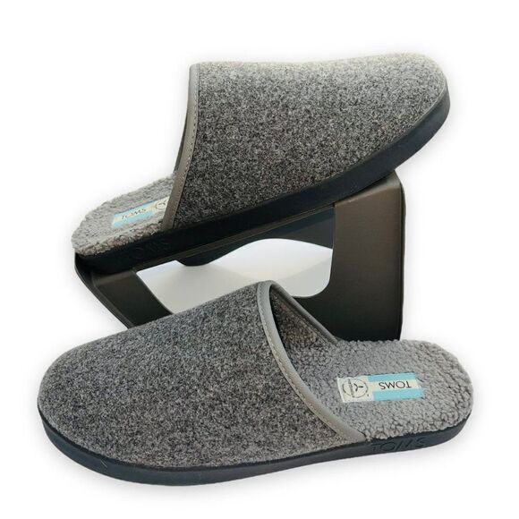 Toms Harbor Slip-on Slippers Grey Men's 10 - Picture 1 of 10